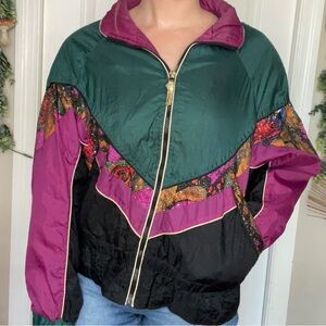 Vintage Retro East West Windbreaker Size Medium